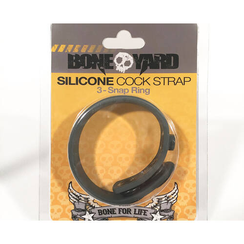 Silicone 3 Snap Cock Ring