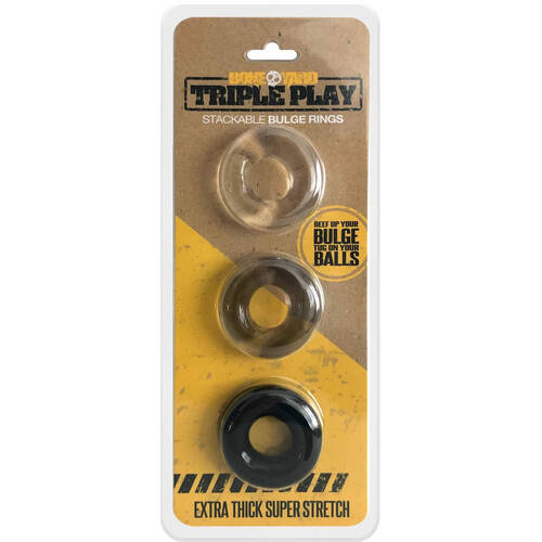 Triple Play Cock Rings x3