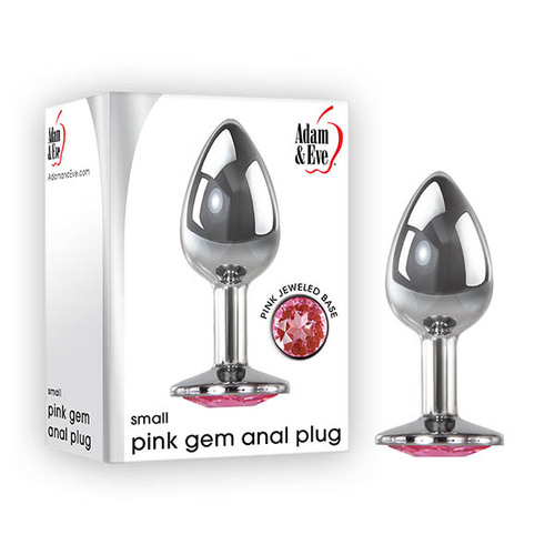 Gem Anal Plug Small  Small 7.1cm Metal Butt Plug With  Gem