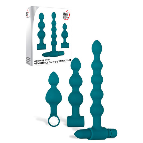 Vibrating Bumpy Bead Set  Vibrating Anal Bead Set
