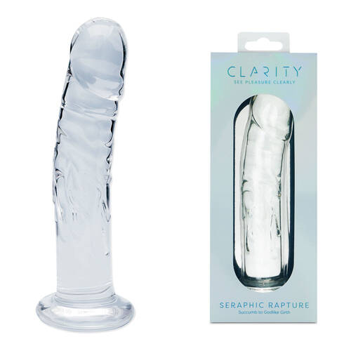 Clarity - Seraphic Rapture Clear 17.8 cm Glass Dildo