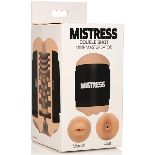 Double Shot Ass + Mouth Stroker