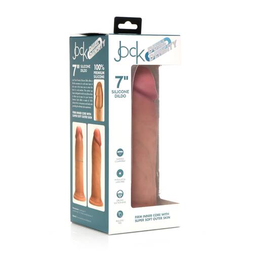 7" Dual Density Silicone Cock