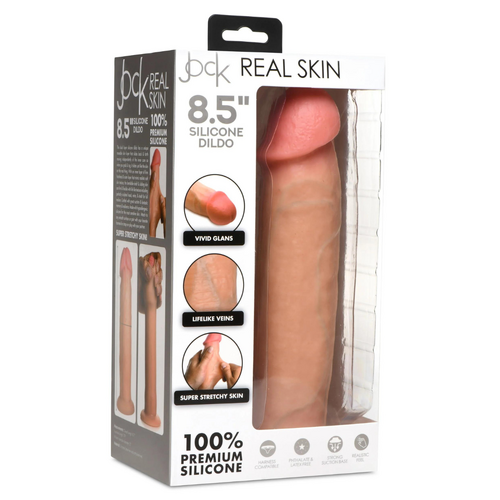 JOCK 8.5" Realistic Skin Silicone Dildo