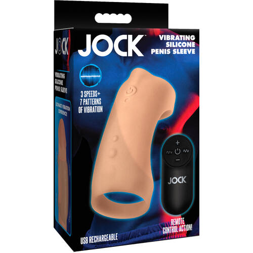 Vibrating Silicone Penis Sleeve