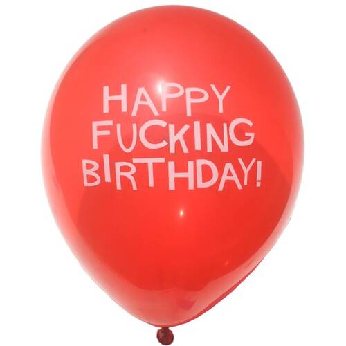 X-Rated Birthday Party Balloons (8 X Pack)