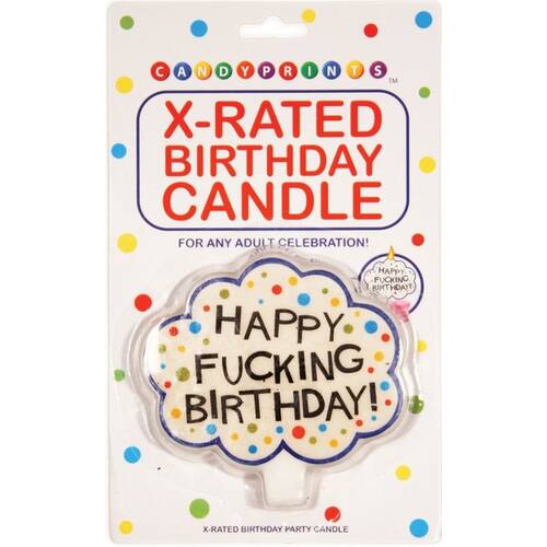 X-Rated Birthday Party Candle