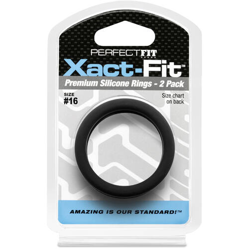 40Mm Xact Fit Cock Rings X2