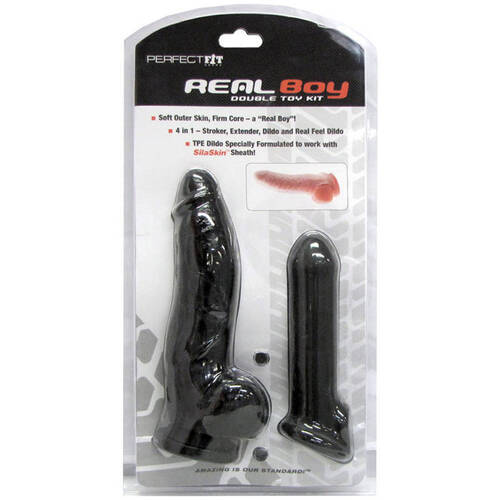 7.5" Real Boy  Cock + Sleeve Kit