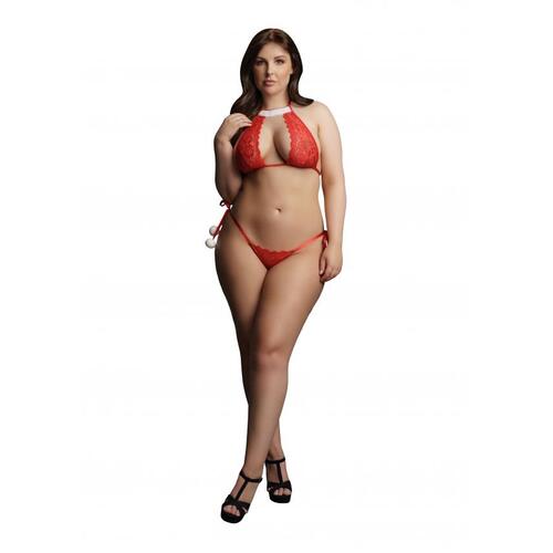Snow Angel Lace Lingerie Set Osx