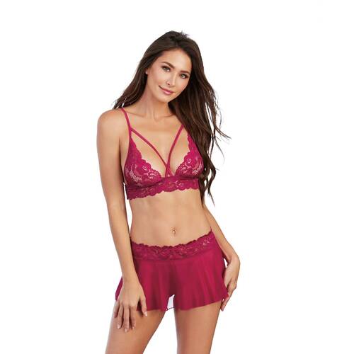 Bralette Skirt & G String OS