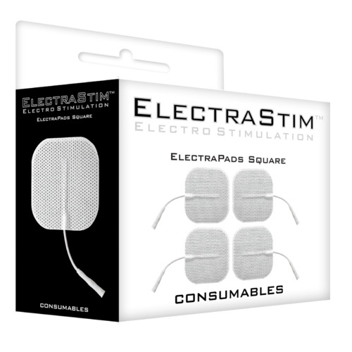 4x Square Adhesive eStim Pads