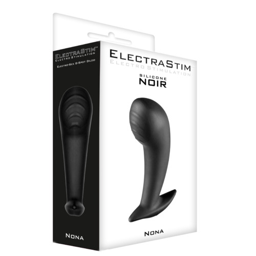 3.5" Noir Nona eStim G-Spot Dildo