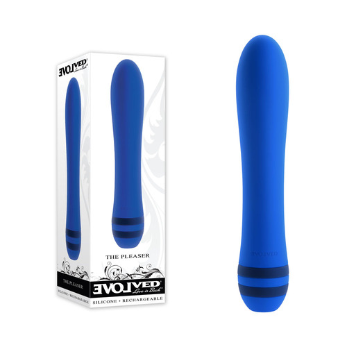 Evolved THE PLEASER Blue 16.5 cm USB Rechargeable Vibrator