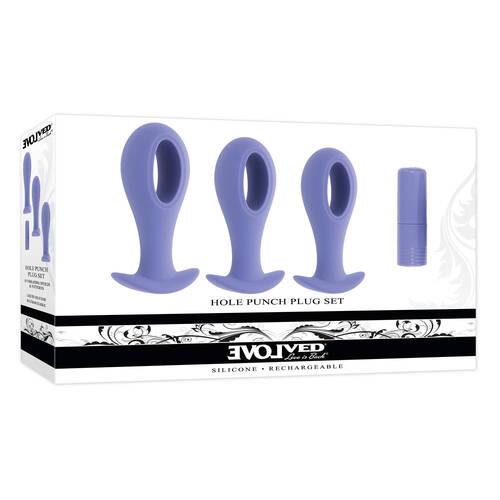 Evolved Hole Punch Plug Set  Butt Plugs With Interchangeable Bullet Set Of 3 Sizes