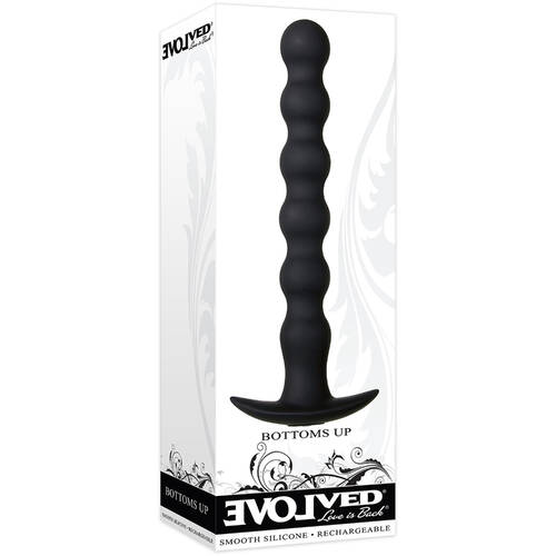 7" Bottoms Up Vibrating Anal Beads