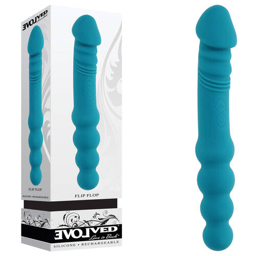 Evolved Flip Flop  23.1cm Usb Rechargeable Dual Ended Vibrator