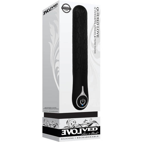 8.5" Quilted Love Vibrator