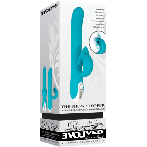6" Show Stopper Thrusting Rabbit Vibrator