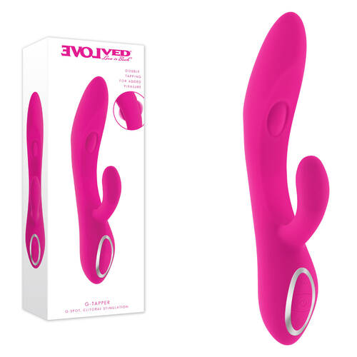 Evolved G-TAPPER Pink USB Rechargeable Rabbit Vibrator