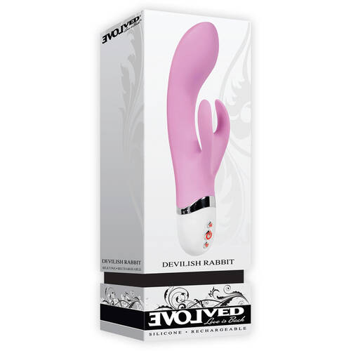 8" Devilish  Rabbit Vibrator