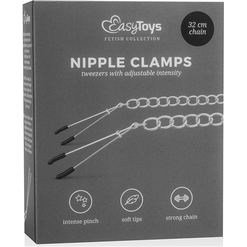 Tweezer Nipple Clamps + Chain