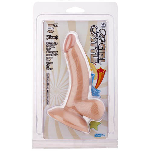 5" Realistic Curved Cock