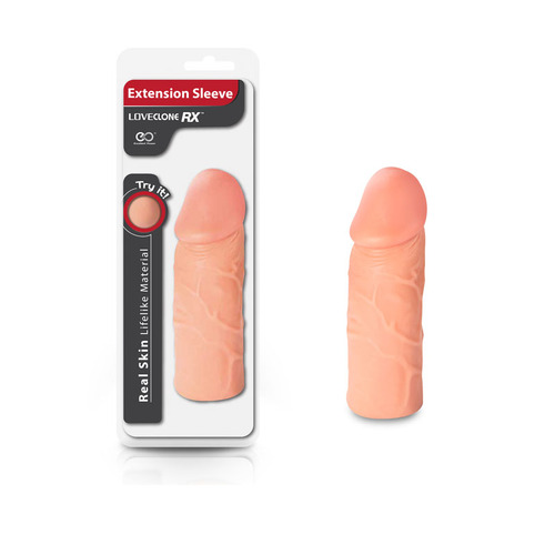 LoveClone RX Extension Sleeve - Flesh Flesh 15.2 cm Penis Extender Sleeve