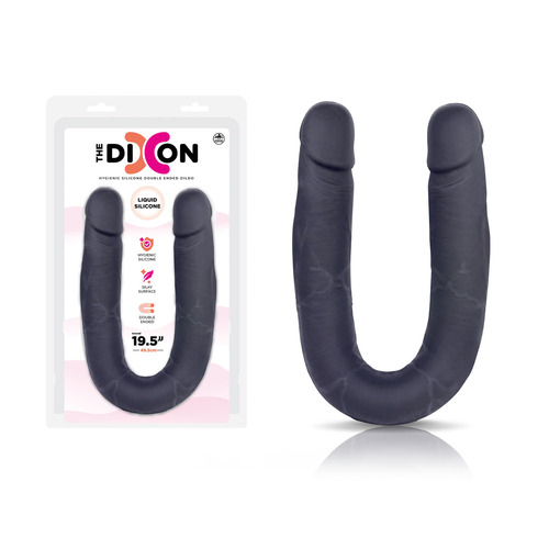 The Dixon - Black Black 50 cm Silicone Double Dong