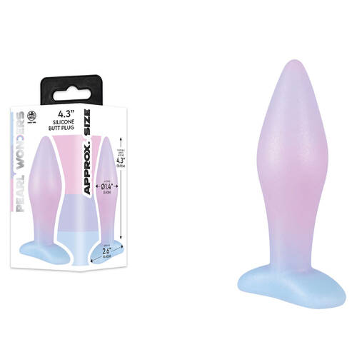 Pearl Wonders - Silicone Butt Plug Coloured 10.9 cm Anal Plug