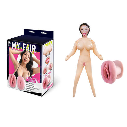 My Fair Lady Inflatable Standing Love Doll with Realistic Holes
