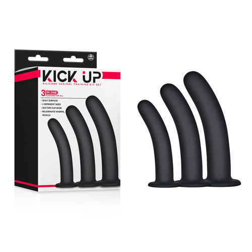 Kick Up Silicone Vaginal Training Kit  Vaginal Dilators Set Of 3 Sizes