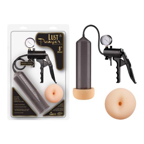 8" Penis Pump + Gauge