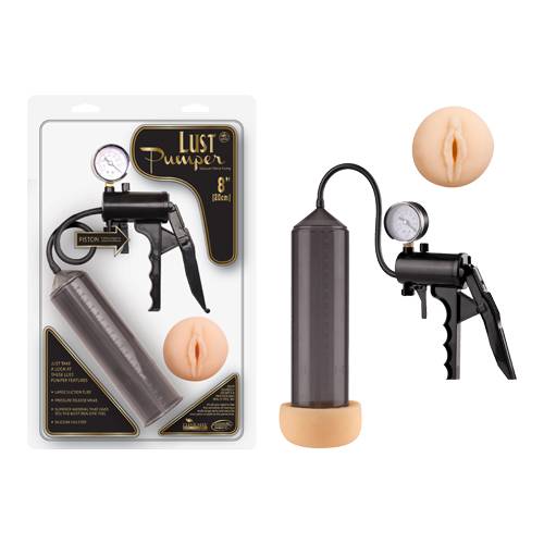 8" Penis Pump + Gauge