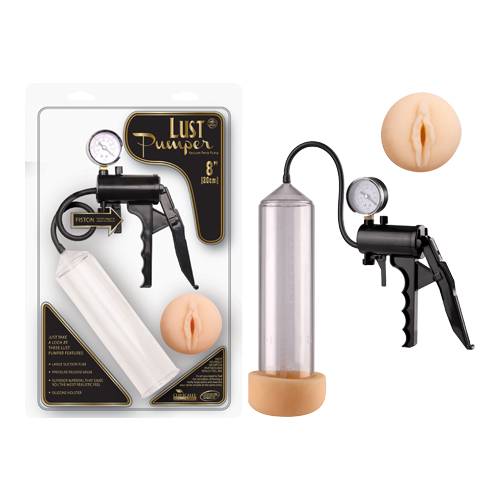 8" Penis Pump + Gauge