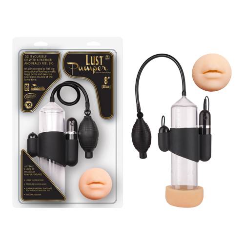 8" Penis Pump + Gauge