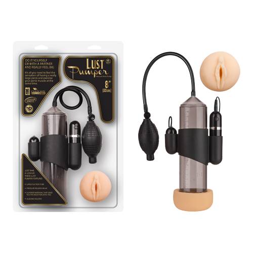 8" Penis Pump + Gauge