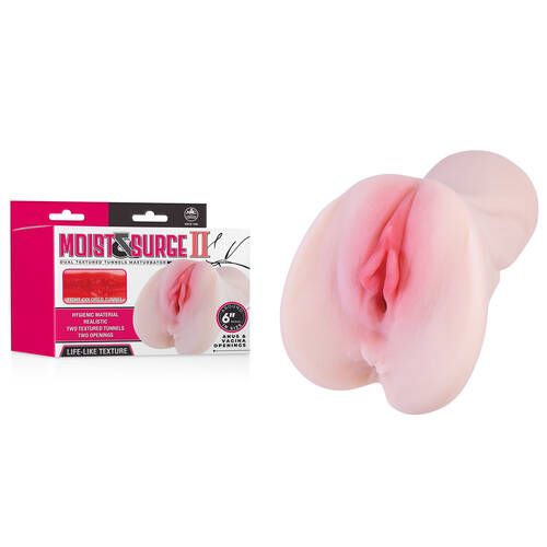 Moist & Surge Ii Flesh Dual Layer Vagina Stroker