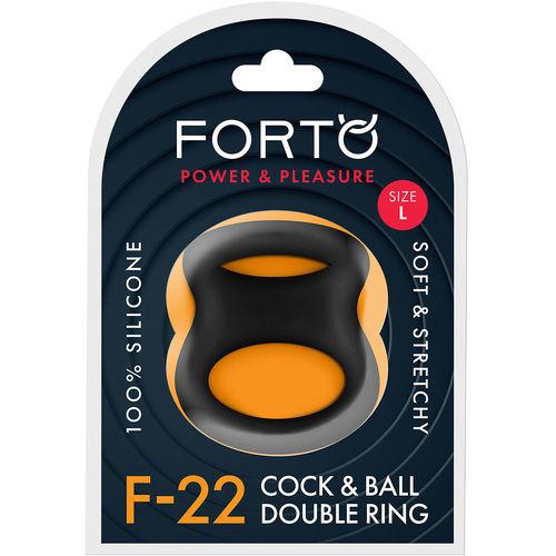 Large F 22 Cock & Ball Ring