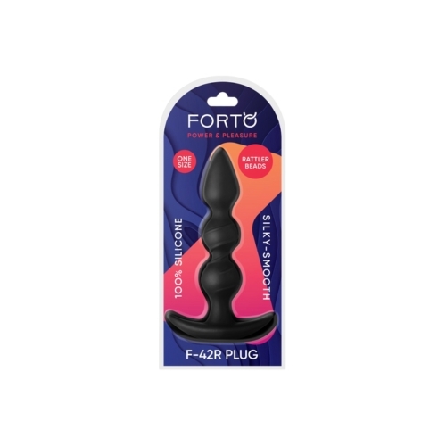 F-42R: Rattler Spiral Beads - Black