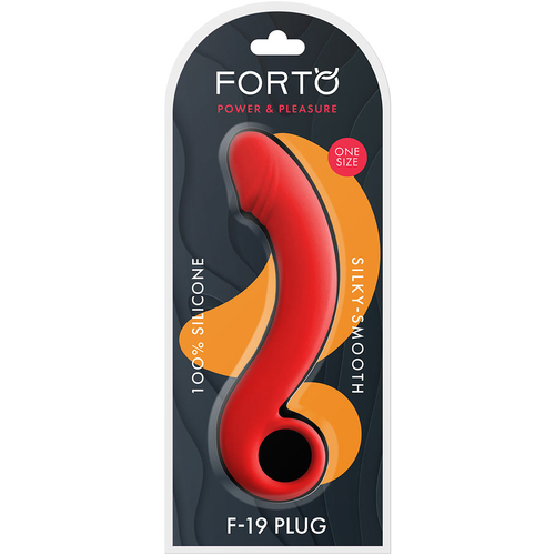 F-19 Curved Silicone Butt Plug