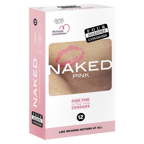 54mm Pink Condoms x12