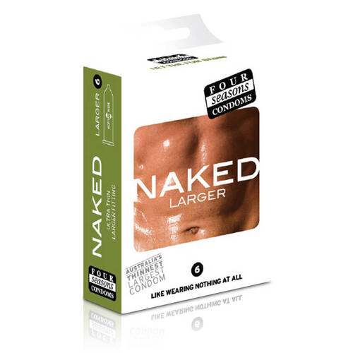 60mm Naked Condoms x6