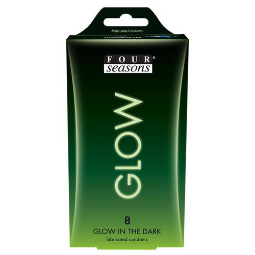 53mm Glowing Condoms x8