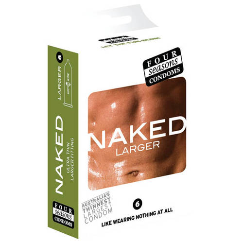 60mm Naked Condoms x6