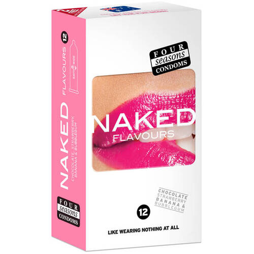 54mm Flavoured Condoms x12