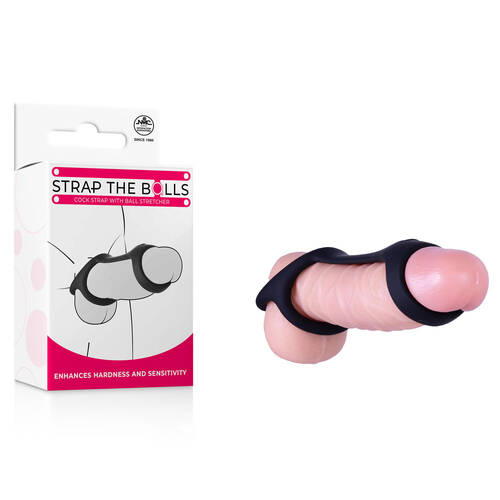 Strap The Balls  Cock Strap With Ball Stretcher