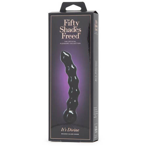 8" Its Divine Glass Beaded Dildo