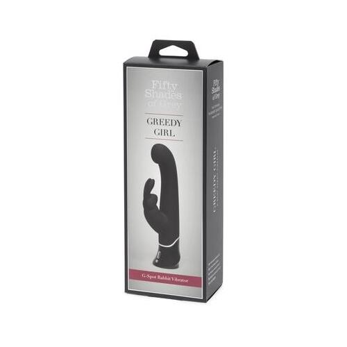 Fifty Shades Of  Greedy Girl G Spot Rechargeable Rabbit Vibrator