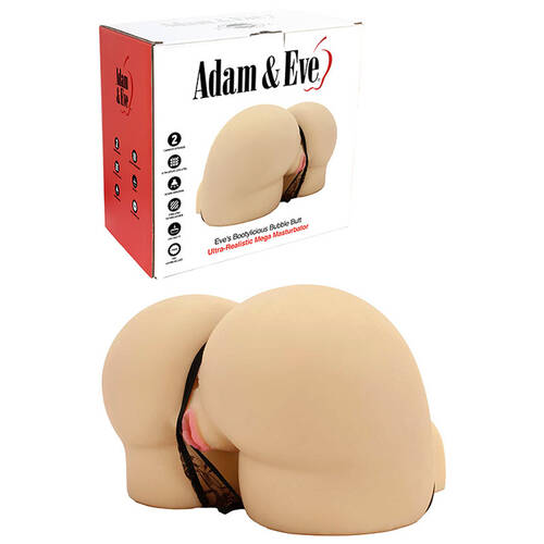 Adam & Eve EVE'S BOOTYLICIOUS BUBBLE BUTT Flesh Doggy Style Lifesize Masturbator